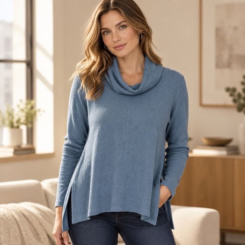 Woolrich maglione tunica collo