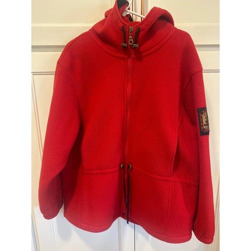 Woolrich giacca pile rosso con